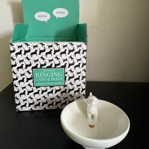 Two's Company White Ceramic Decorative Piece